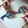 Tablou pictat după numere 40x50 cm Massido Dino