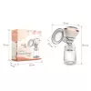 Pompă electrică de sân, 3 faze, 180 ml, fără BPA, încărcare USB-C - Nukido NK-960