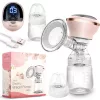 Pompă electrică de sân, 3 faze, 180 ml, fără BPA, încărcare USB-C - Nukido NK-960