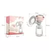 Pompă electrică de sân, 3 faze, 180 ml, fără BPA, încărcare USB-C - Nukido NK-960