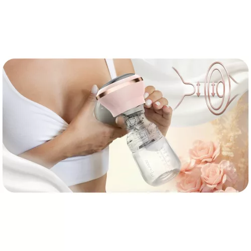 Pompă electrică de sân, 3 faze, 180 ml, fără BPA, încărcare USB-C - Nukido NK-960