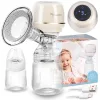 Pompă electrică de sân, 3 faze, 180 ml, fără BPA, încărcare USB-C - Nukido NK-961