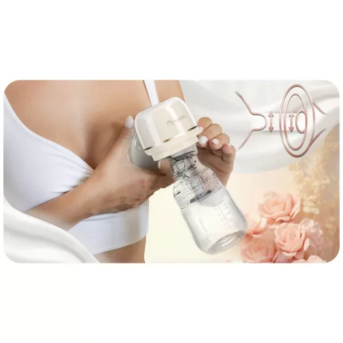 Pompă electrică de sân, 3 faze, 180 ml, fără BPA, încărcare USB-C - Nukido NK-961