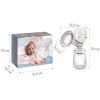 Pompă electrică de sân, 3 faze, 180 ml, fără BPA, încărcare USB-C - Nukido NK-961