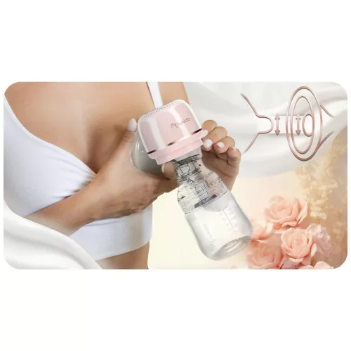 Pompă electrică de sân, 3 faze, 180 ml, fără BPA, încărcare USB-C - Nukido NK-961