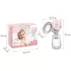 Pompă electrică de sân, 3 faze, 180 ml, fără BPA, încărcare USB-C - Nukido NK-961