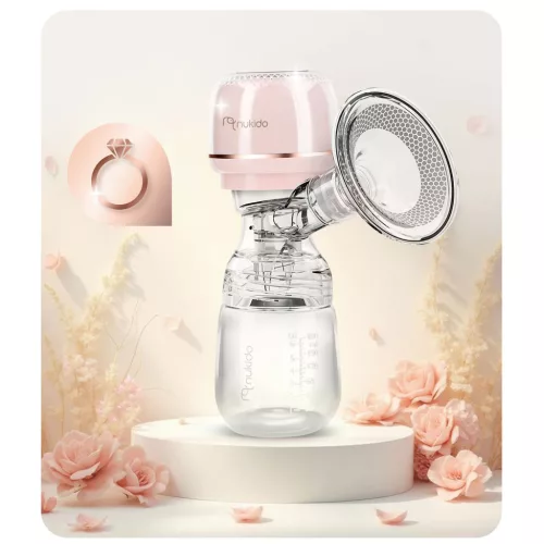 Pompă electrică de sân, 3 faze, 180 ml, fără BPA, încărcare USB-C - Nukido NK-961