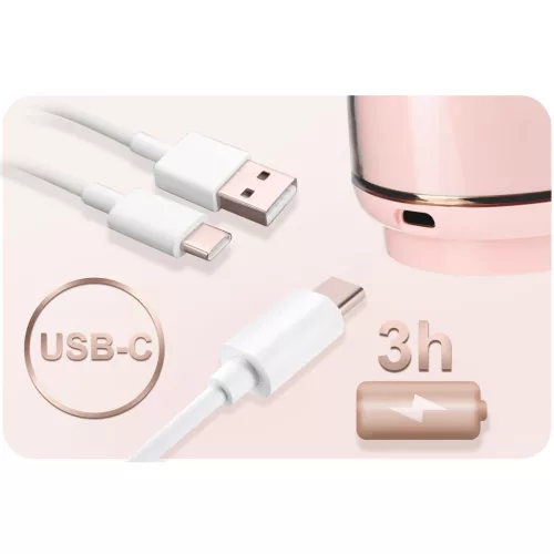 Pompă electrică de sân, 3 faze, 180 ml, fără BPA, încărcare USB-C - Nukido NK-961