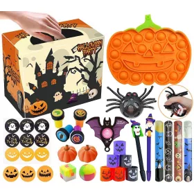 Set senzorial antistres Halloween Fidget Pop It Toys