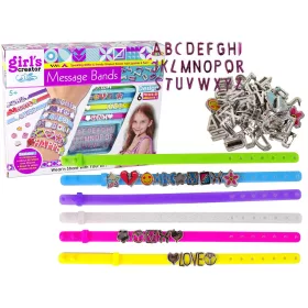 Kit de pandantiv pentru brățară DIY cu litere