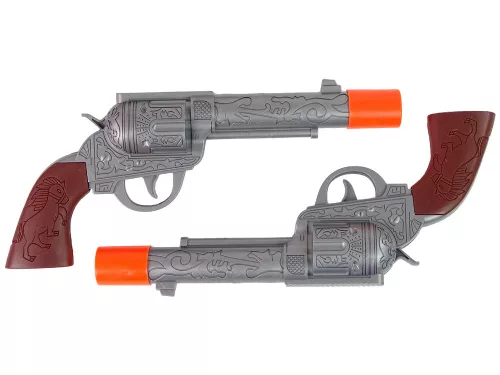 Set Cowboy pentru două accesorii pentru pinteni de revolver Cowboy