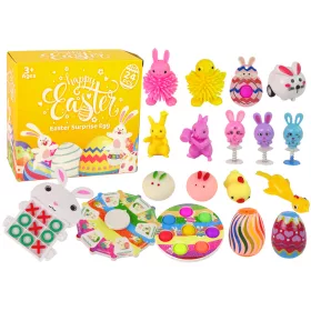   Set de jucării de Paște, Fidget Toys, Squishy, ​​pentru ameliorarea stresului, cu 18 piese