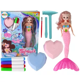 Kit DIY pentru săpat comori roz de sirenă
