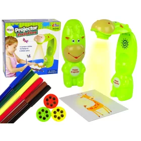 Proiector de desen, stilou caramel verde