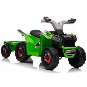 ATV XMX630T cu baterie verde și remorcă