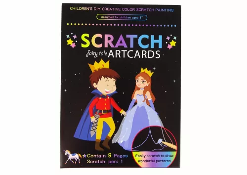 Carte de colorat Scratch pentru Copii Regatul
