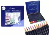 Set de 24 de recipiente metalice pentru creioane acuarelă
