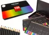 Set de 120 de recipiente metalice pentru creioane de artă