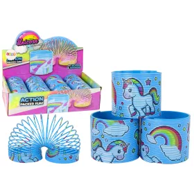 Arcă de relaxare emblematică cu unicorn albastru, 6 cm