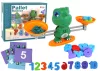 Jucărie educativă cu cântar de dinozauri, operații matematice