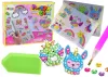 Autocolante DIY cu diamante, set de diferite modele, autocolante colorate