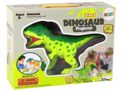 Proiector de dinozauri cu markere și șabloane