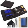 Set de desen pentru creioane de schiță Accesorii 32 buc