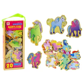 Set de 20 de bibelouri magnetice colorate