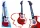 Chitară electrică pentru copii Light Melodies Red