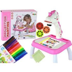 Markere proiectoare pentru desen de unicorn roz