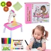Markere proiectoare pentru desen de unicorn roz