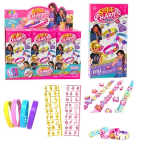   Set brățări DIY cu talismane cu animale, 4 brățări reglabile
