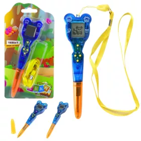   Pix electronic de joc 168 în 1 cu șnur portocaliu și albastru