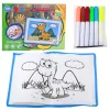 Tablă de pictură magică DIY pe pânză cu markere lavabile