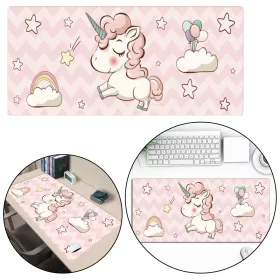   Subțire de birou cu tastatură Unicorn și cauciuc 80 x 30 cm