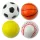 Set de mingi sportive din spumă pentru sărituri și aruncări 6 cm, 4 buc.