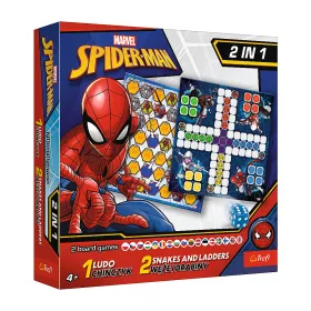   Joc 2 în 1 Omul Chinez / Șerpi și Scări - Spider-Man Trefl 02419