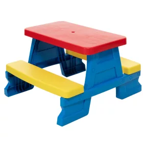   Set masă și bancă de grădină Dorex Blue pentru copii 5067