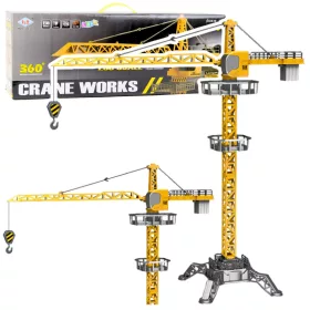   Macara telecomandă cu lumini LED, rotație 360°, 1:36, 120 cm