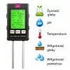 Contor de umiditate pentru plante, higrometru pentru sol, 6 în 1, lumină de temperatură și pH